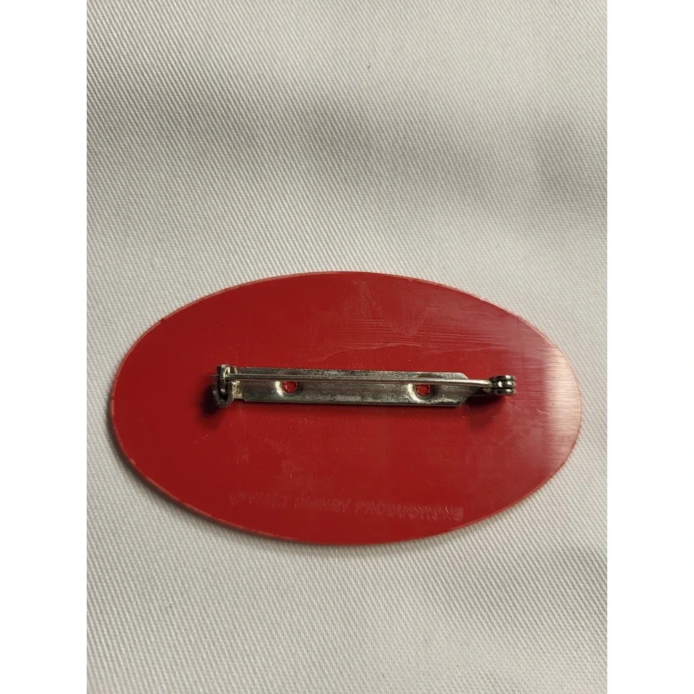 Original 1980s Vintage Mickey Mouse Name Tag Pin 